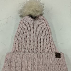 Roots Chenille Hat with PomPom